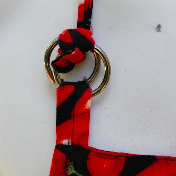 Set of 3 reversible aprons, black lining, barbeque, chili cook-off - Picture 4 of 7